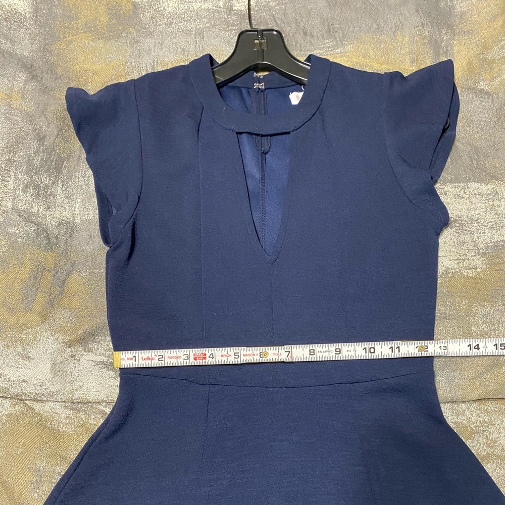 BCBGENERATION Angel Wing Cutout Fit-&-Flare Dress - Picture 3 of 9
